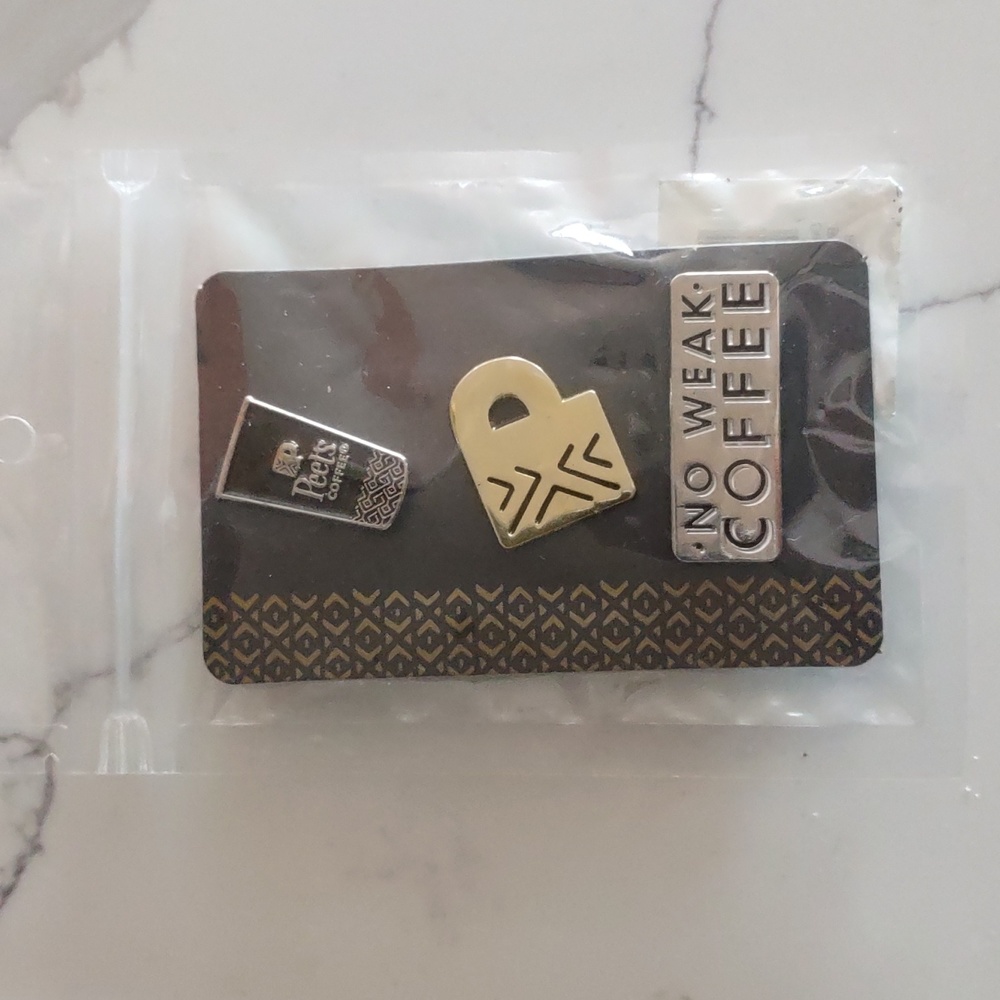 Peet's Coffee Novelty Pins